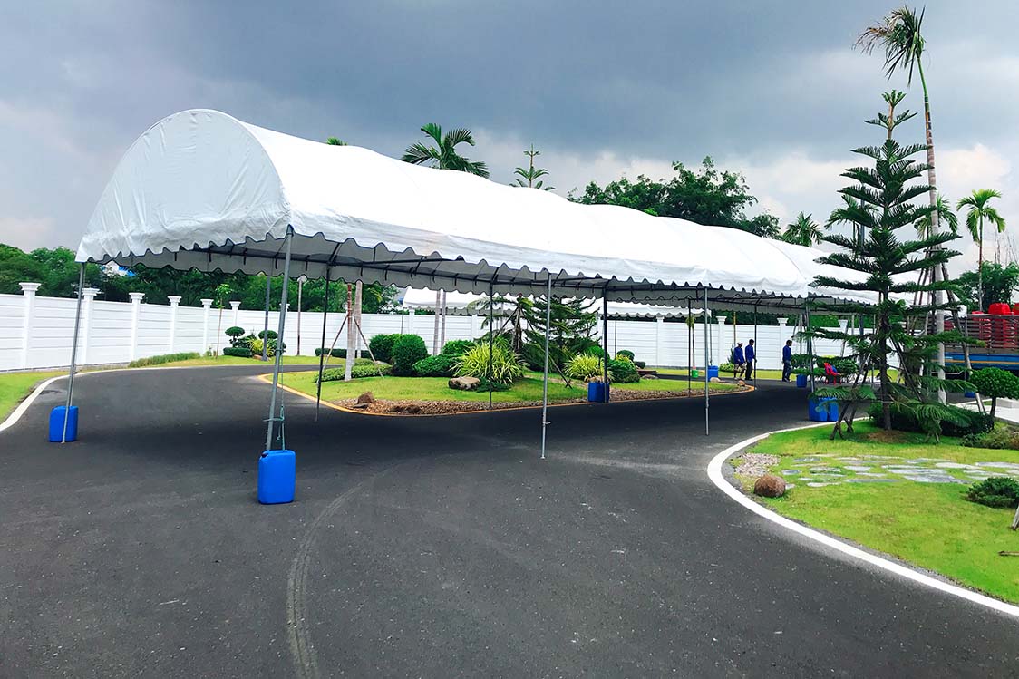 เต็นท์โค้ง 4x8 เมตร